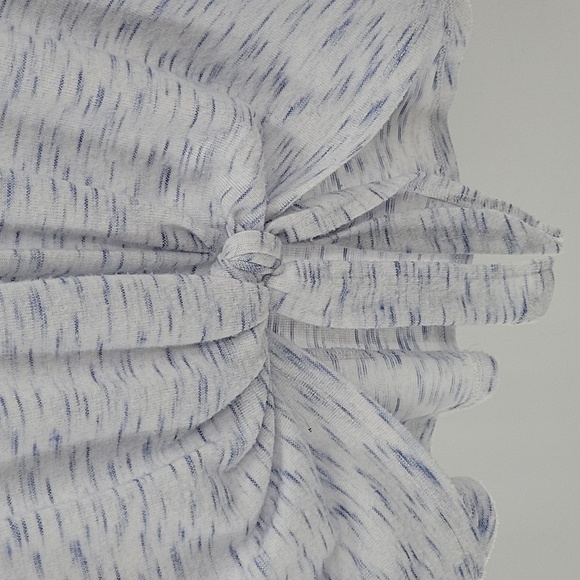 Lane Bryant Blue and White Long Sleeve Knit Top - Picture 5 of 11